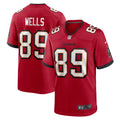 David Wells Tampa Bay Buccaneers Home Game Player Jersey - Red