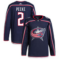 Andrew Peeke Columbus Blue Jackets Home Primegreen Authentic Pro Jersey - Navy