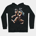 Funny Golf Novelty Sasquatch Bigfoot Golfing Hoodie