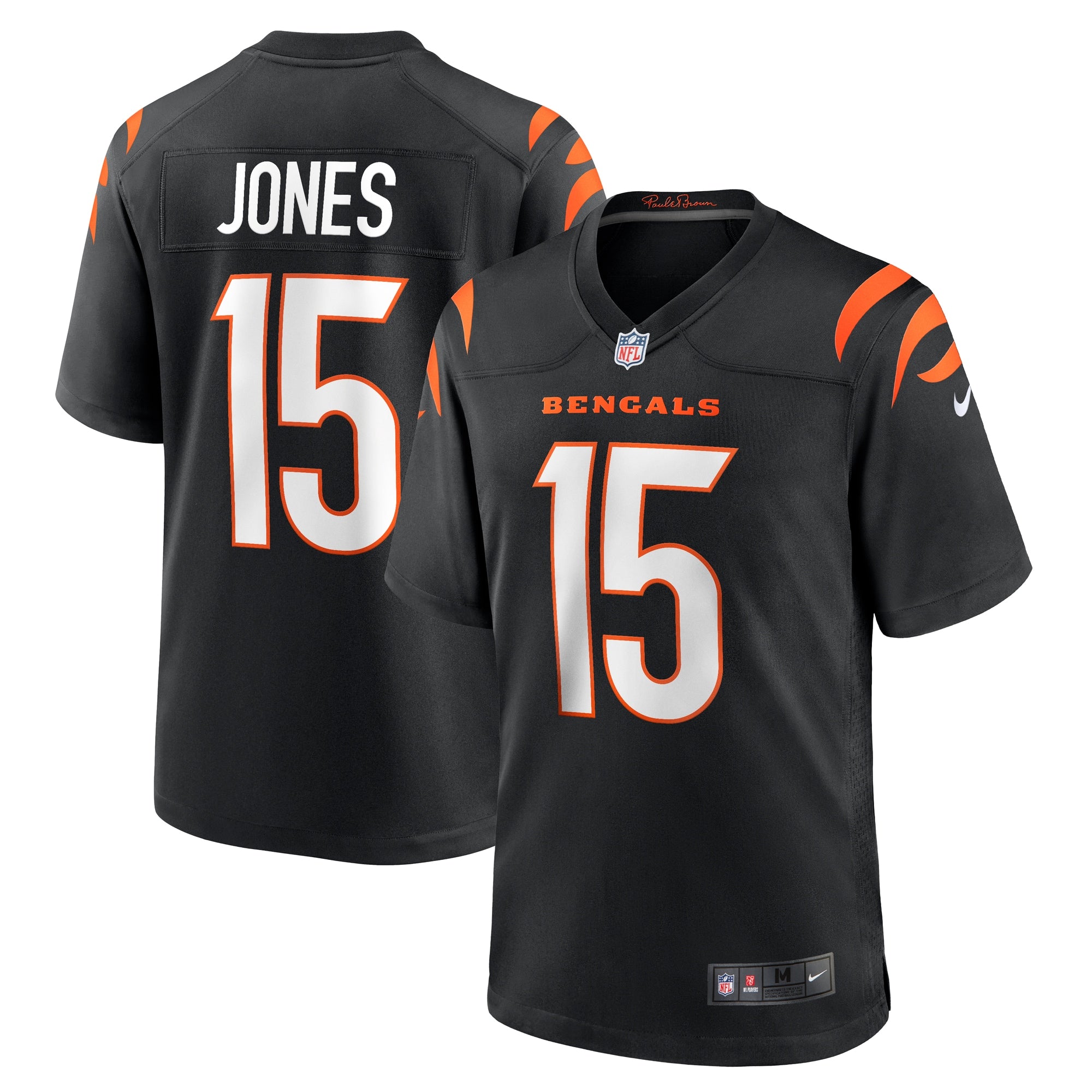 Charlie Jones Cincinnati Bengals Team Game Jersey - ?Black