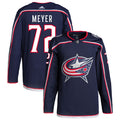 Carson Meyer Columbus Blue Jackets Home Primegreen Authentic Pro Jersey - Navy