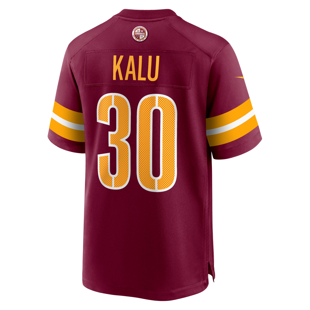Joshua Kalu Washington Commanders ?Game Jersey - Burgundy
