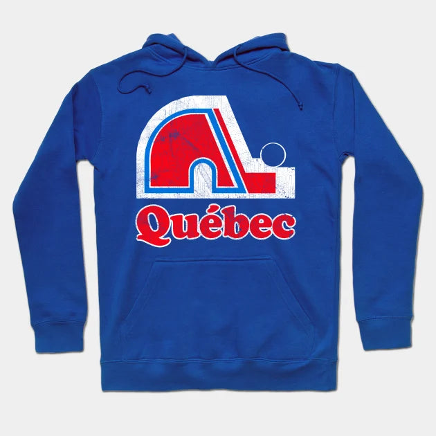 Quebec Nordiques - 90S Hockey Team Hoodie